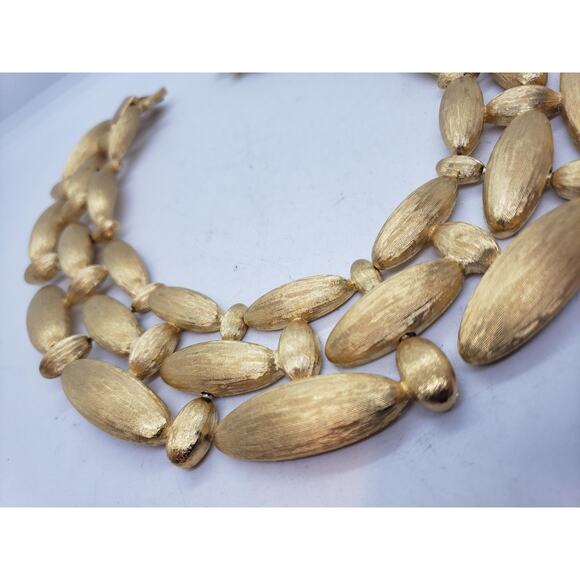 Vintage Givenchy Choker 1980s Chunky Textured RARE HTF Necklace - Picture 8 of 12